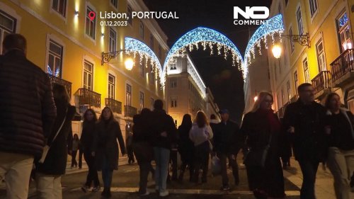 WATCH: Christmas season gets underway in Lisbon with tree lighting ceremony