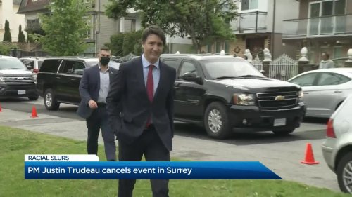 Justin Trudeau cancels event in Surrey B.C. due to protesters