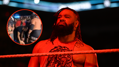 Jacob Fatu assults a fan