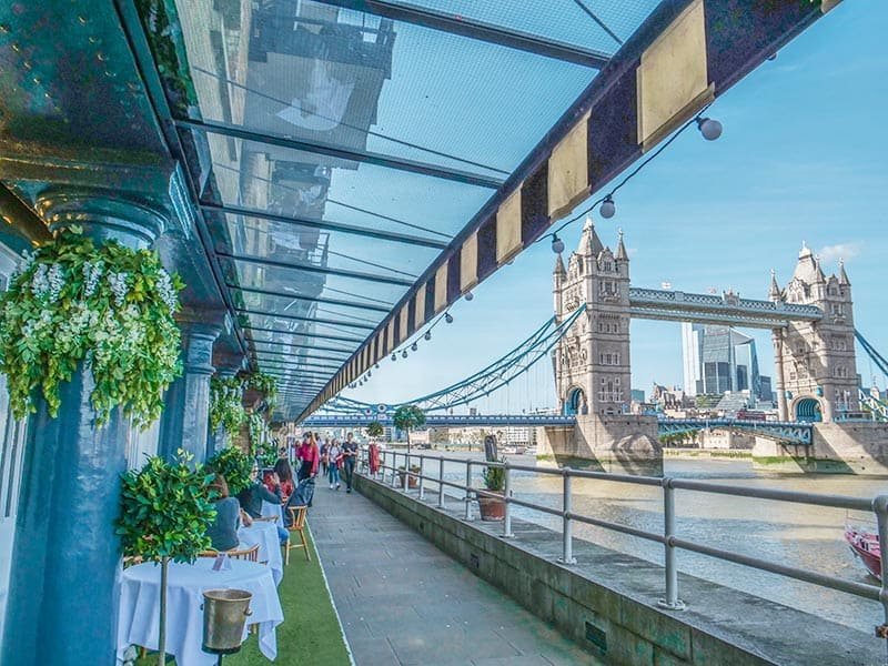 BEST PLACES TO EAT OUTDOORS IN LONDON
