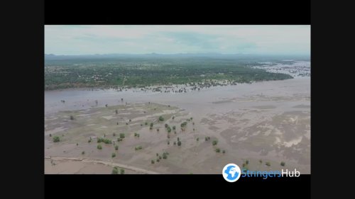 Drone footage of the damage caused by the Ana storm to Lilongwe, Malawi