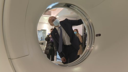 Health secretary visits new scan facility in Barking
