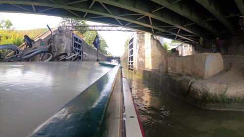 Transiting Locks on the Erie Canal