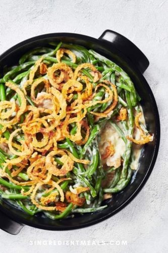 The Best Green Bean Casserole Recipe Made With Only 3 Ingredients