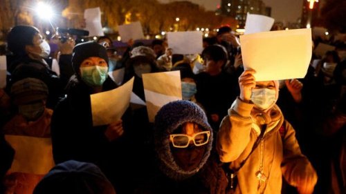 Proteste in China gegen Corona-Politik