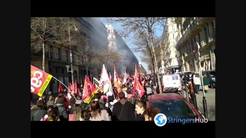 France: Nationwide General Strike Demanding Wage Increase And Better Working Condition 3