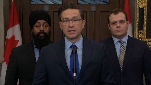 Poilievre filibusters for hours in attempt to delay Liberal budget