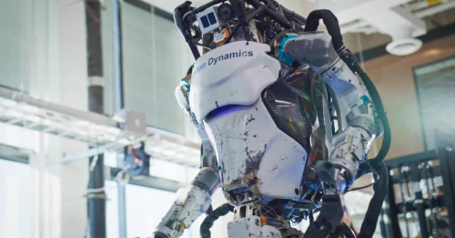 Shock video shows Atlas robot training for automotive work