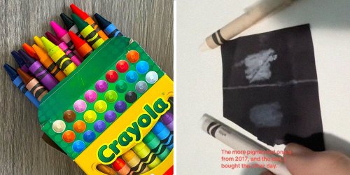 Shocking Video Shows Difference In Quality Between Crayola Crayons Over 8 Years