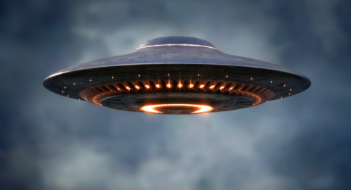 Metallic Disc-Shaped UFO photographed over Mexico