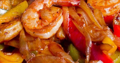 Easy sheet pan shrimp fajitas ready to serve in 30 minutes