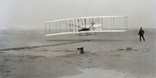 How the Wright Brothers were able to achieve the first powered flying aircraft