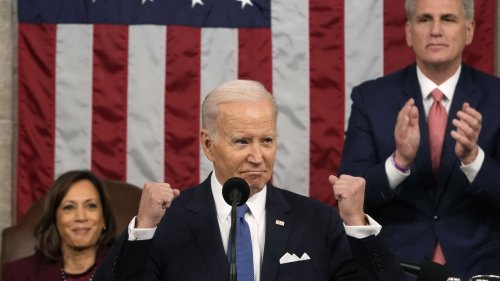 Biden eyes antidote to Americans' Trump "amnesia" in State of the Union