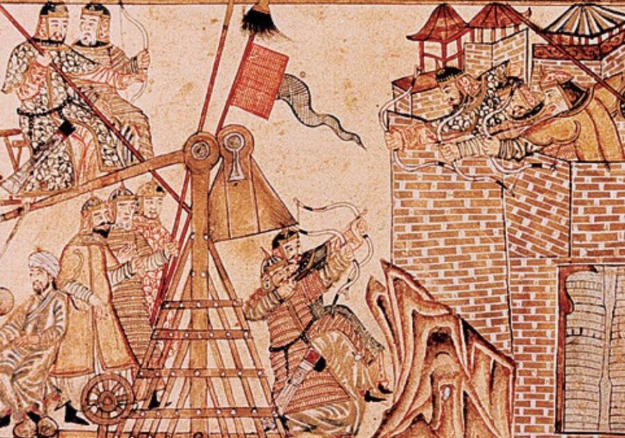 How big was the Mongol Empire at its peak?