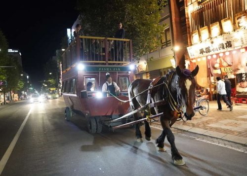 Hokkaido's Horse-drawn Bars are Wild