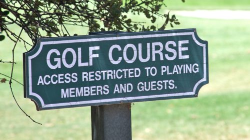 You'll never be able to play in these golf clubs