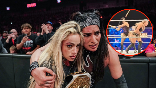 Liv Morgan injured by Rhea Ripley