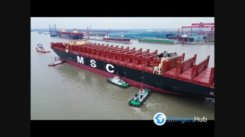 The World's Largest Newly Built Container Ship in Suzhou, China 1 ...