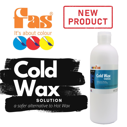 NEW   FAS Cold Wax Solution  Ready to use water-soluble resist wax. No Fumes - No Hot Wax in the classroom