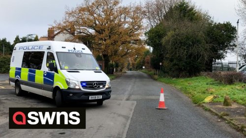 Police launch murder probe after man is stabbed to death near beauty spot in leafy town