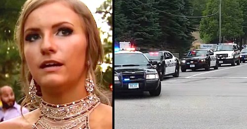 Cop Cars Surprise Teen at Prom 2 Years After Dad’s Death