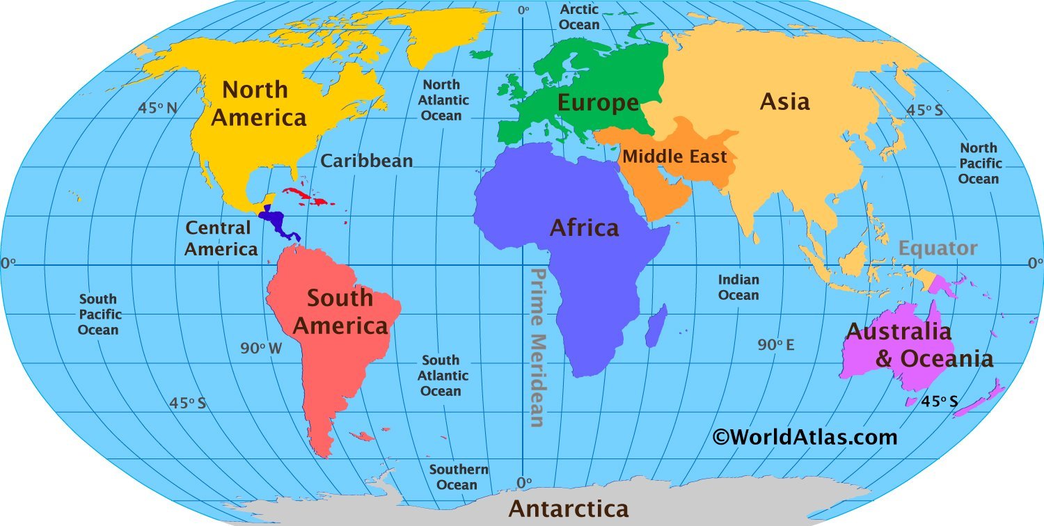 Most Americans are taught there are 7 continents but elsewhere there is ...