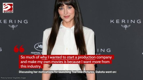 Dakota Johnson has slammed film bosses for no longer wanting to make 'risky' projects