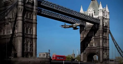 Why This RAF Fighter Jet Went Rogue And Flew Under London’s Famous Tower Bridge