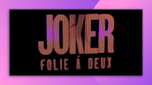 Can you spot the typo in the new Joker movie logo?