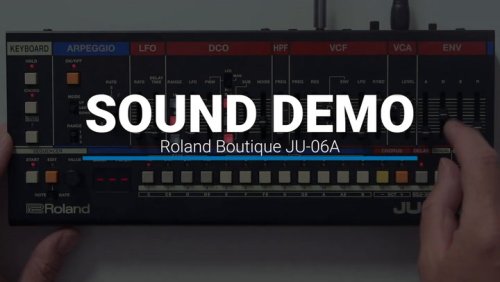 Roland JU 06A Sound Demo | Music Radar