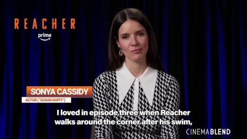 'Reacher’s' Sonya Cassidy Breaks Down Duffy’s Funny Reaction To Seeing Reacher Walk Down The Road In Only Underwear