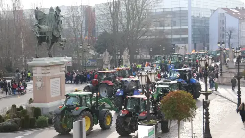 Huelga de agricultores y cortes de carreteras de España