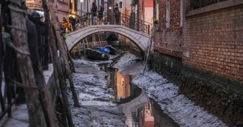 February 2023 In Photos: Venice's Legendary Canals Are Drying Up