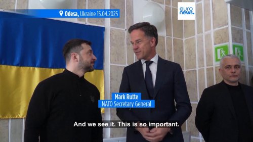 NATO chief Mark Rutte reaffirms support for Ukraine during surprise visit to Odesa
