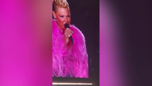 Pink kicks out concertgoer after reading their offensive sign: ‘Get that cancer out’