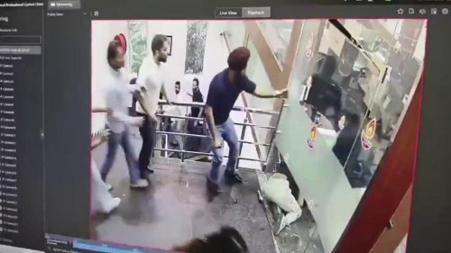 India: Woman fatally stabbed over 20 times inside office building as suspect attempts suicide.