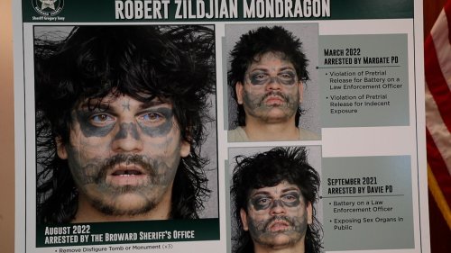 Florida 'school shooting obsessive', 29, with terrifying facial tattoos