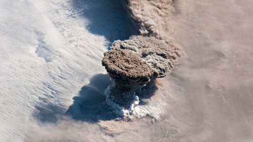 What If a Volcano Erupted Into Space?