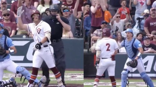 Watch one of the most chaotic at-bat sequences in sports history