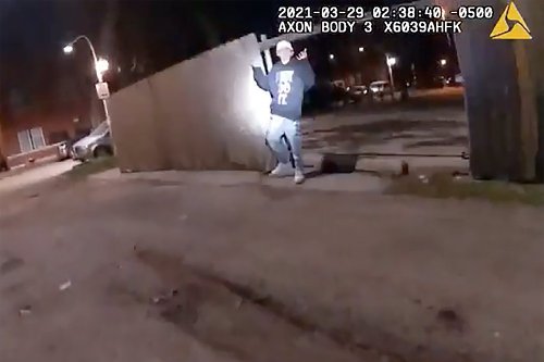 Bodycam video shows Chicago police shooting of 13-year-old Adam Toledo