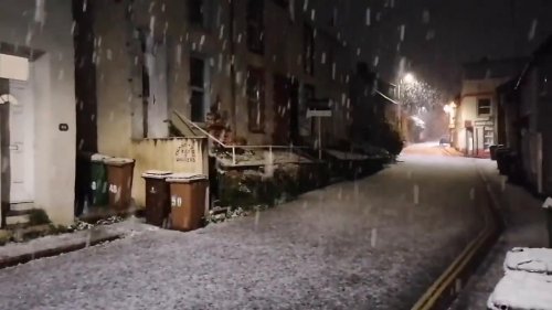 UK: Storm Nelson, Heavy Snow Hits Devon Ahead Of Easter Weekend
