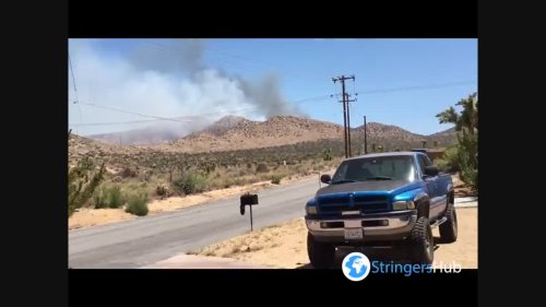 US: Elk Fire Rapidly Spreads In Yucca Valley, California Prompting Evacuation Warning