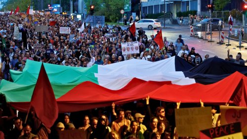 Slovenians protest Israeli embassy opening in Ljubljana over Gaza genocide