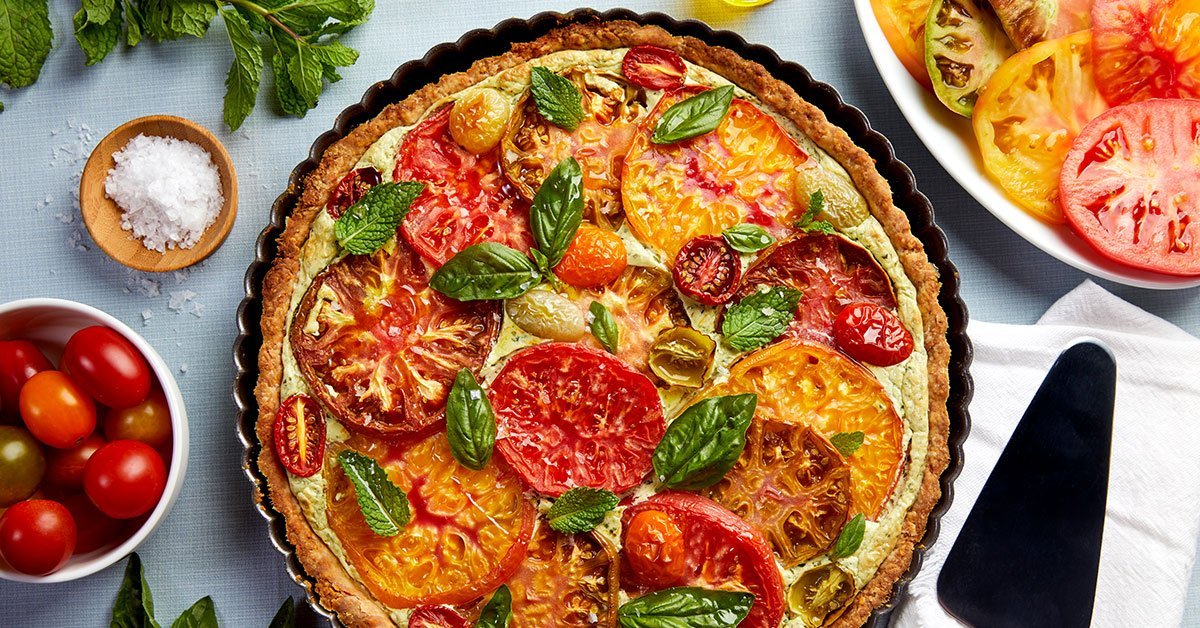 A Tomato Ricotta Tart That's As Tasty As It Is Pretty