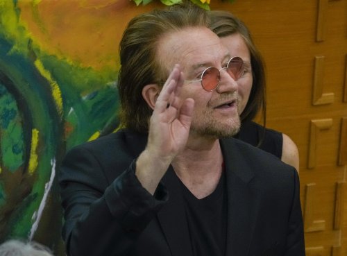 Bono cheers papal program for "inclusivity," educating girls