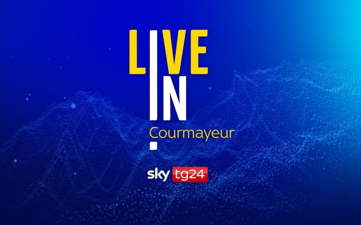 Sky TG24 Live IN Courmayeur