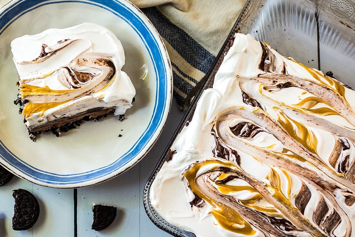 Ultimate Peanut Butter Chocolate Lasagna - easy no bake recipe