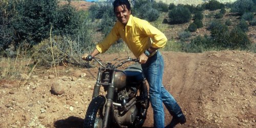 Where is the lost fleet of Triumphs that Elvis brought to California?