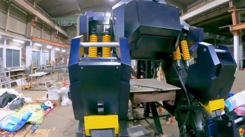Huge Shape-Shifting Transformer-Style Robots Head For Building Sites In Japan