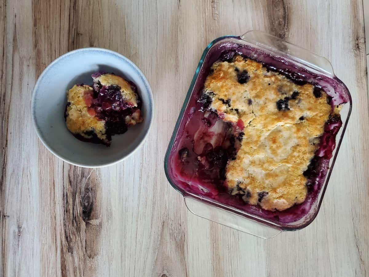 Blueberry Pudding Cake (Easier Than A Mix)